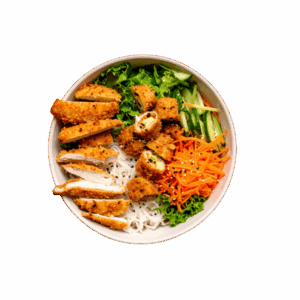 Bo bun poulet croustillant